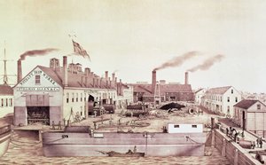 De Novelty Iron Works van Stillman Allen en Co.